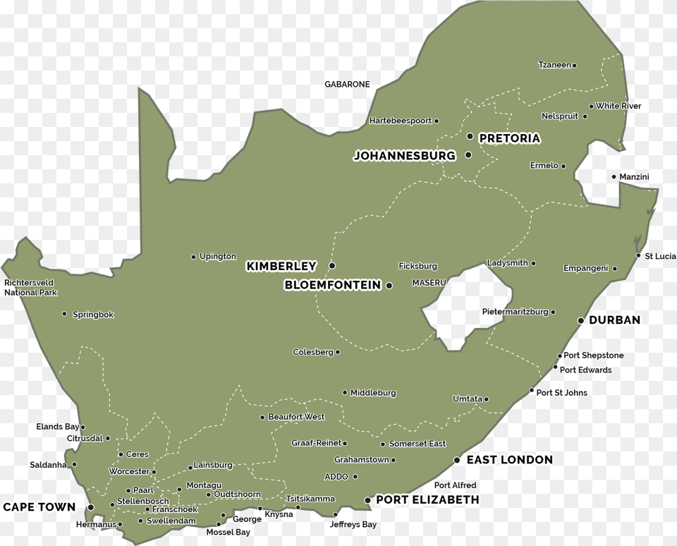 South Africa Map Black, Chart, Plot, Atlas, Diagram Png