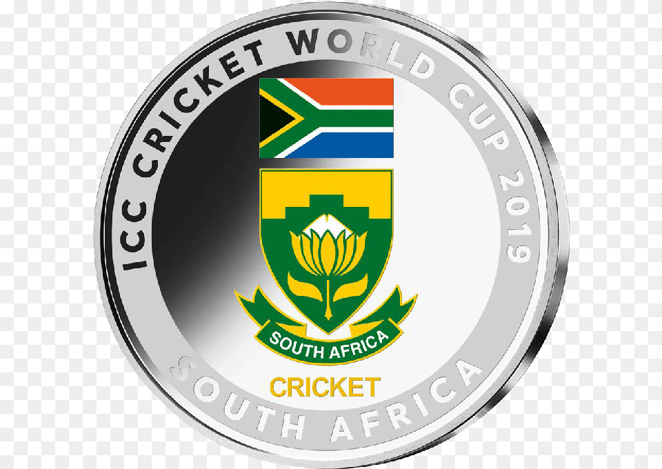 South Africa National Cricket Team, Emblem, Symbol, Coin, Money Png