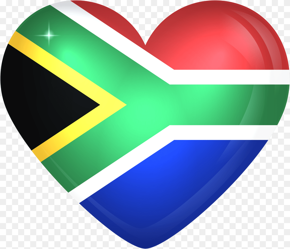 South African Flag Heart, Logo Free Transparent Png