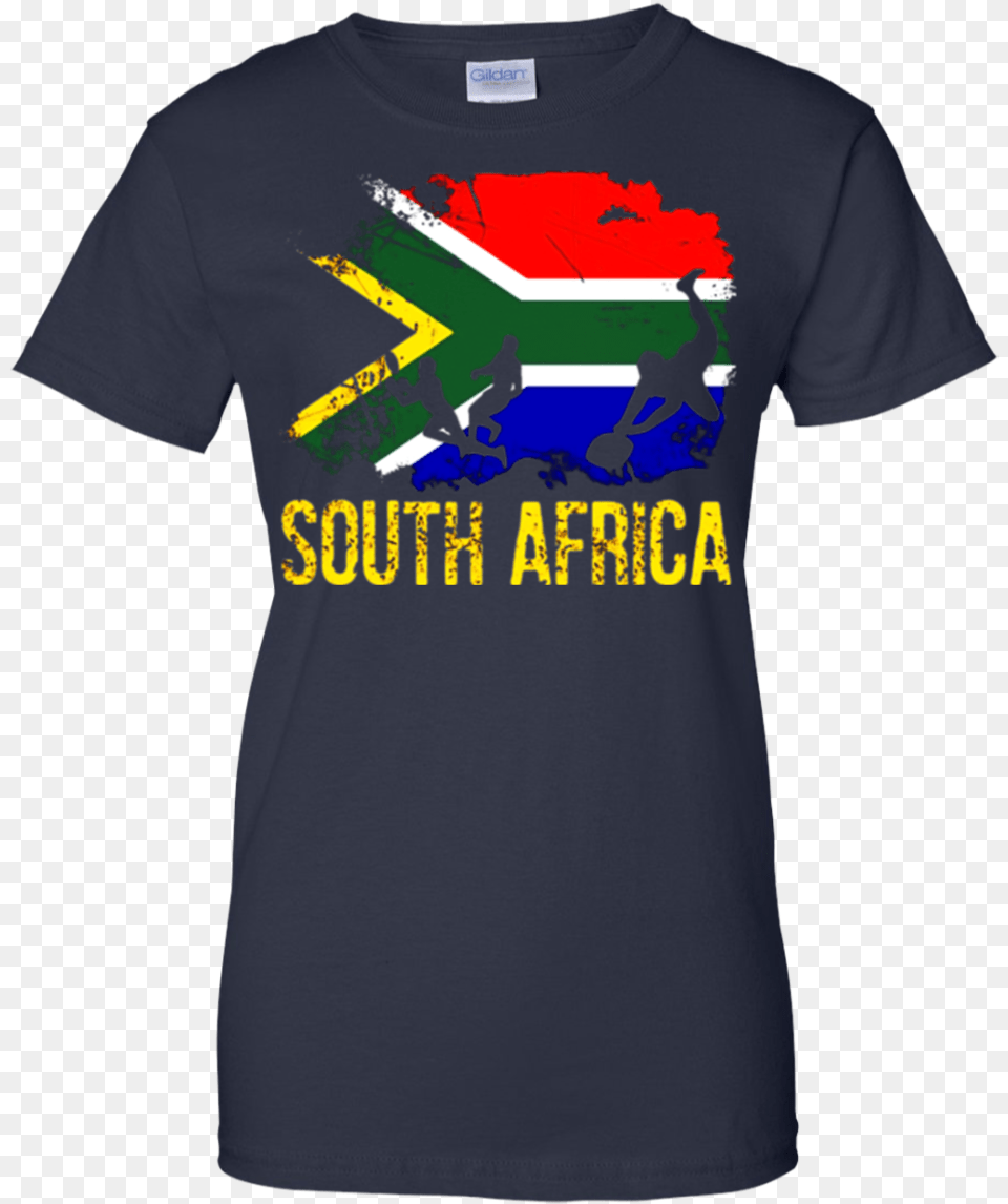 South African Flag Rugby Players T Shirt T Shirt, Clothing, T-shirt Png