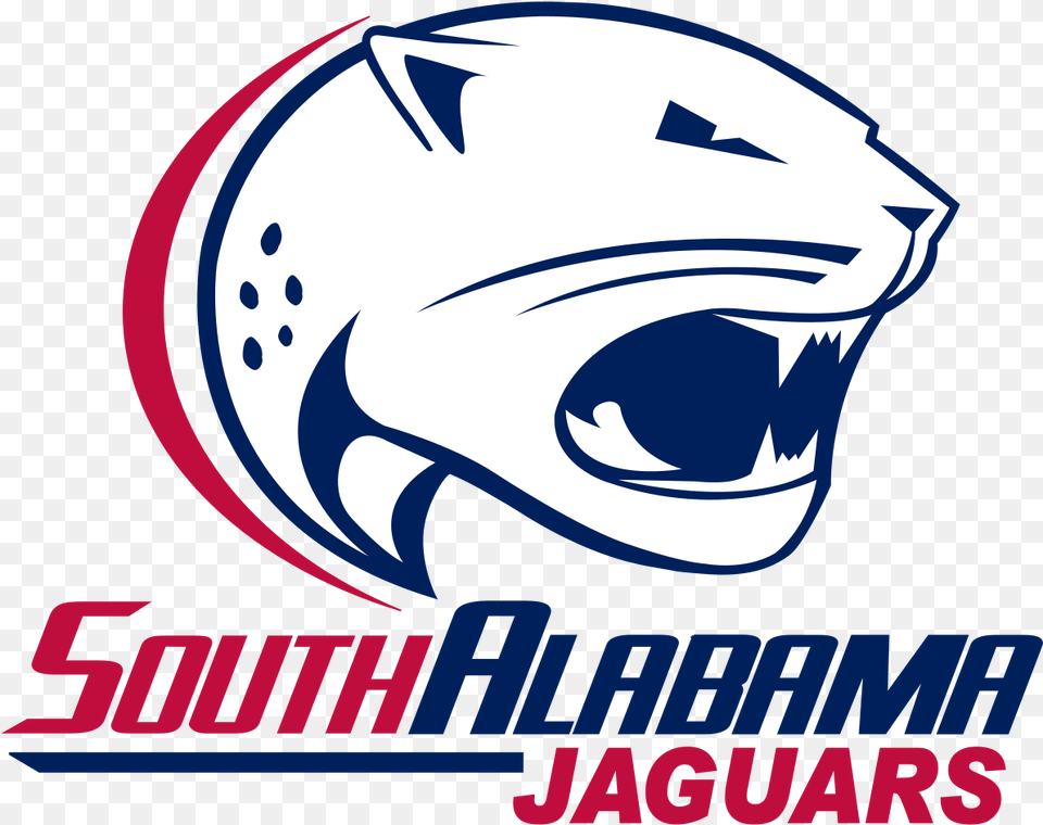 South Alabama Jaguars Logo South Alabama Football, Helmet, Animal, Crash Helmet, Fish Png