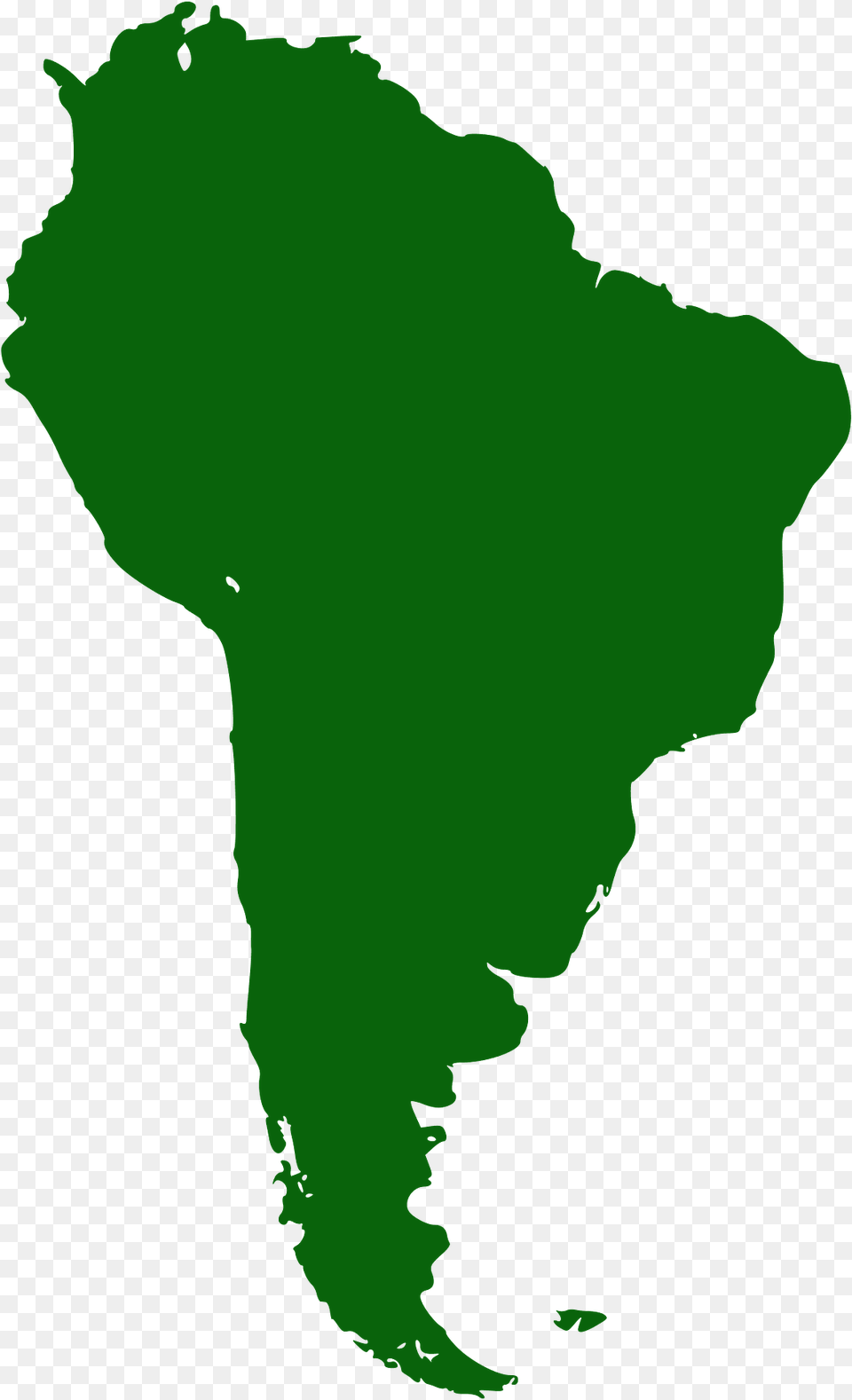 South America Silhouette, Plot, Chart, Outdoors, Land Free Transparent Png