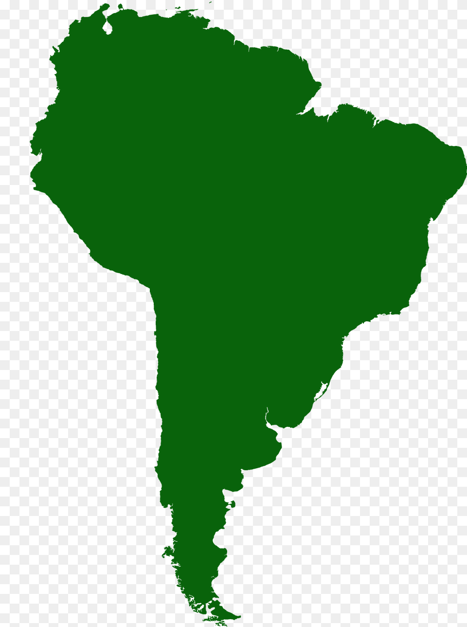South America Silhouette, Chart, Plot, Map, Atlas Png Image