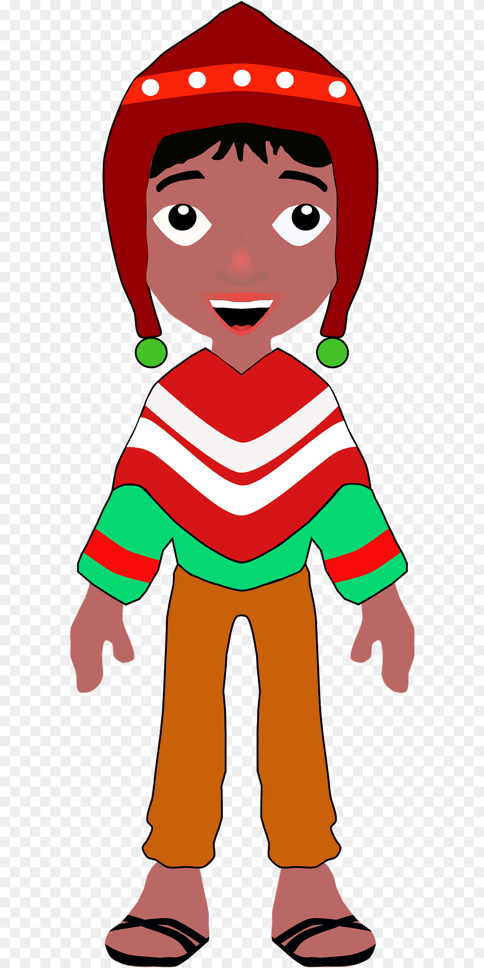 South American Boy Clipart, Baby, Elf, Person, Face Free Png Download