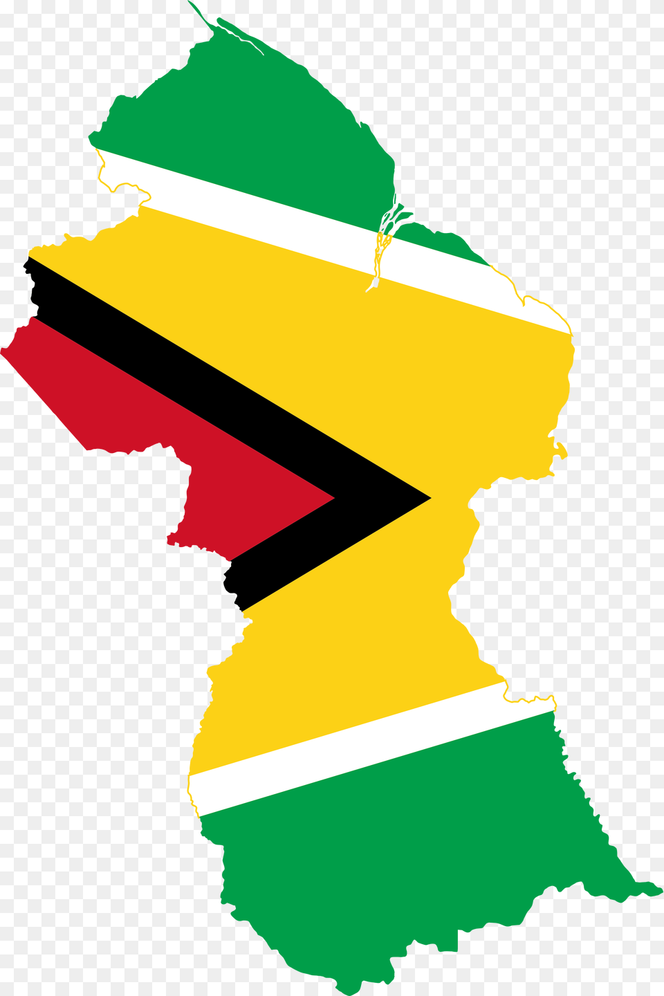 South American Flags South American Countries Guyana Map Of Guyana Showing Administrative, Chart, Plot, Person, Art Free Transparent Png