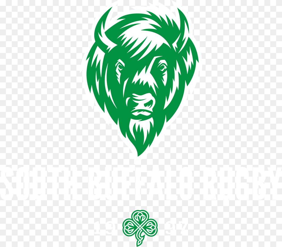 South Buffalo Rugby, Logo, Green, Adult, Male Free Png Download