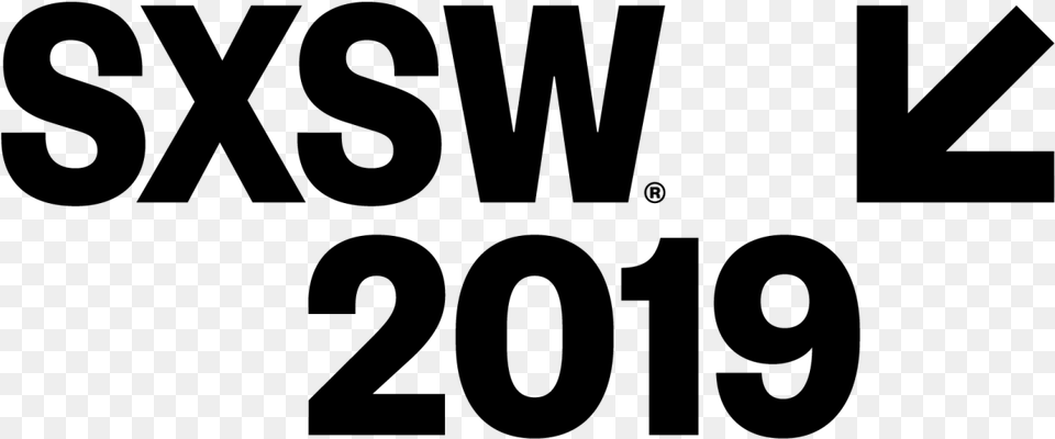 South By Southwest 2019 Logo, Gray Free Png
