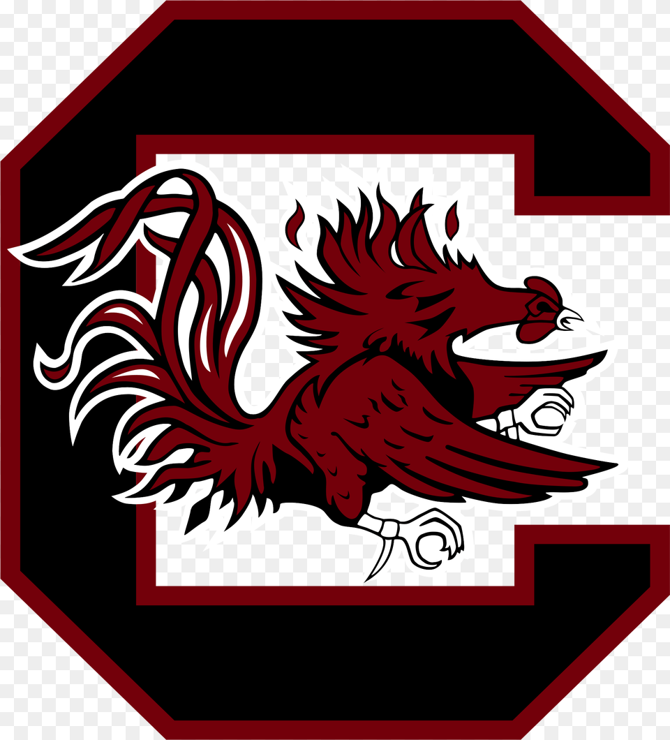 South Carolina Gamecocks, Emblem, Symbol, Dragon Free Png