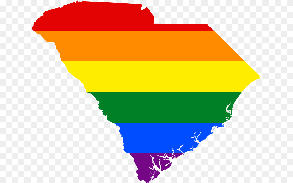 South Carolina Gay South Carolina Flag Map, Adult, Female, Person, Woman Png Image
