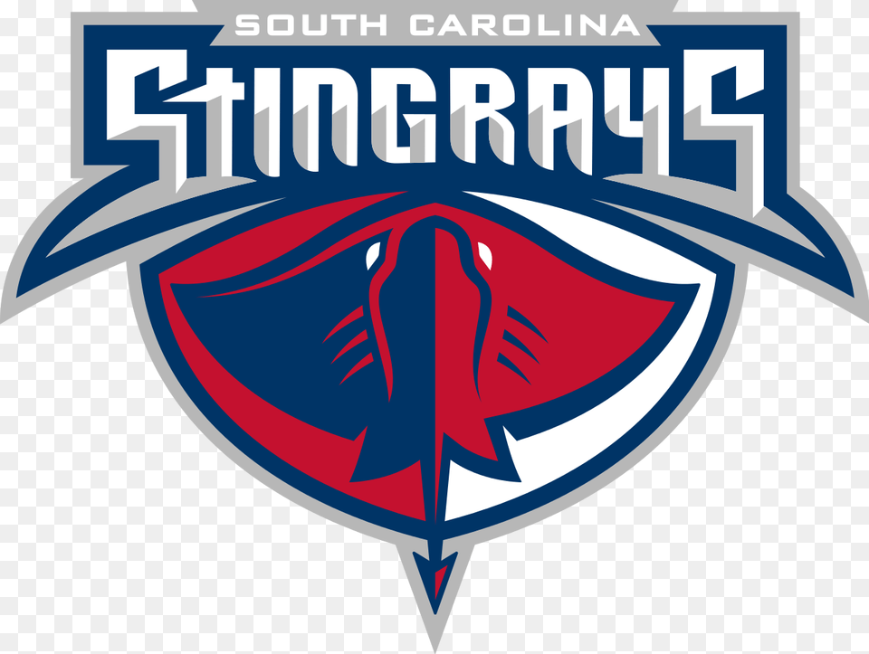 South Carolina Stingrays Logo, Emblem, Symbol, Dynamite, Weapon Png