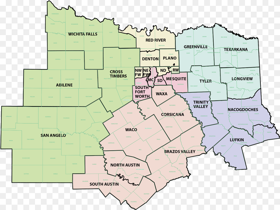 South Central Northeast Southeast North Texas Map, Chart, Plot, Atlas, Diagram Free Transparent Png