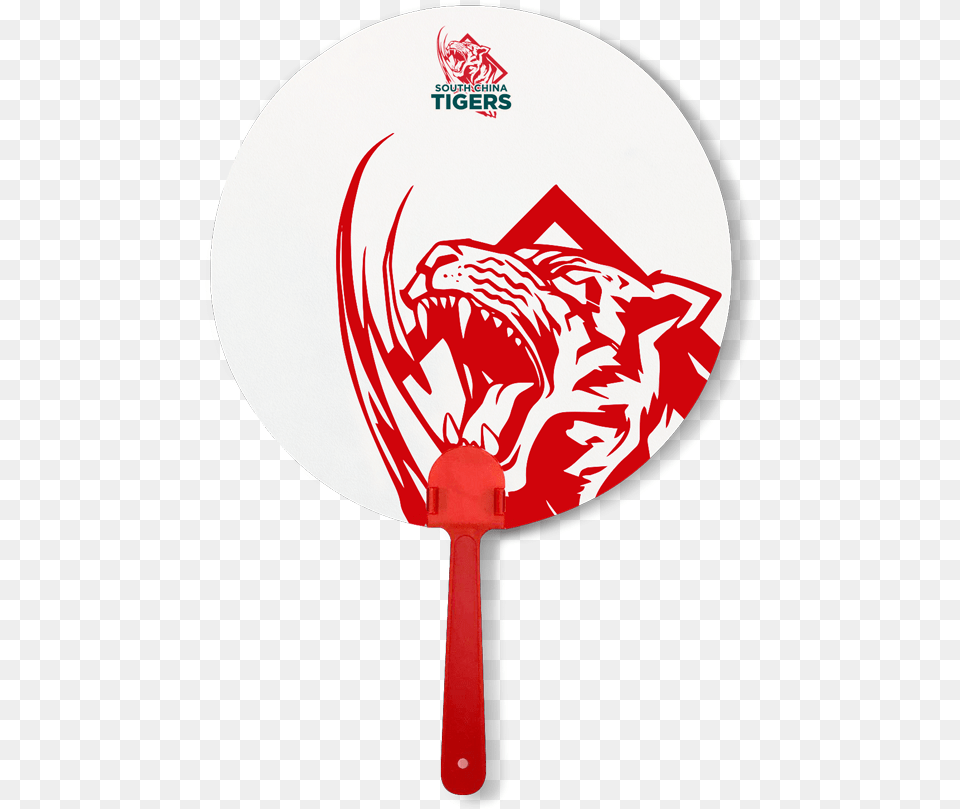 South China Tigers Hand Held Fan South China Tigers Rugby, Racket Free Png