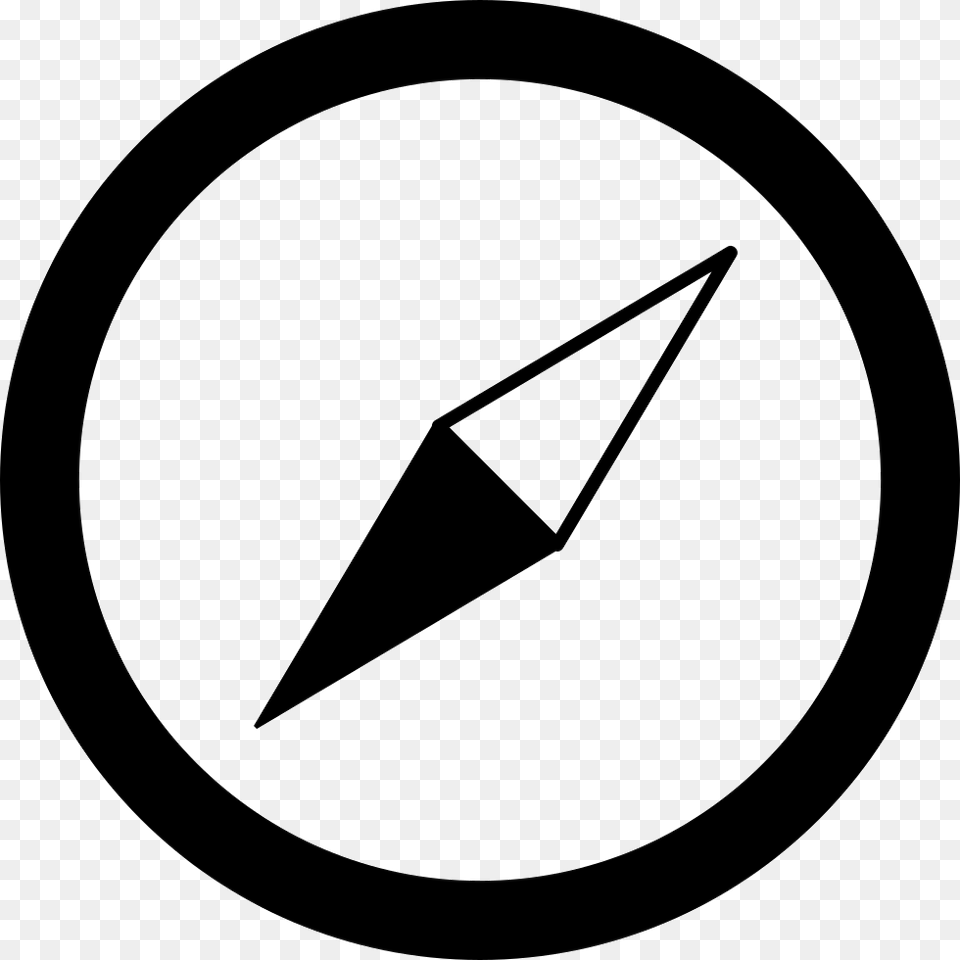 South Clipart Compass Logo Compass Pointing South East, Arrow, Arrowhead, Weapon, Triangle Free Transparent Png