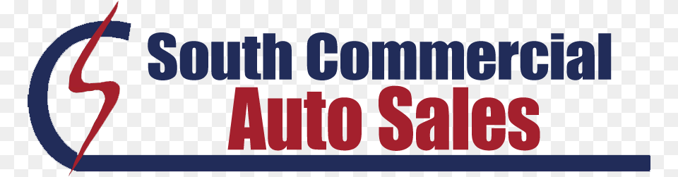 South Commercial Auto Sales, Logo, Text Free Transparent Png