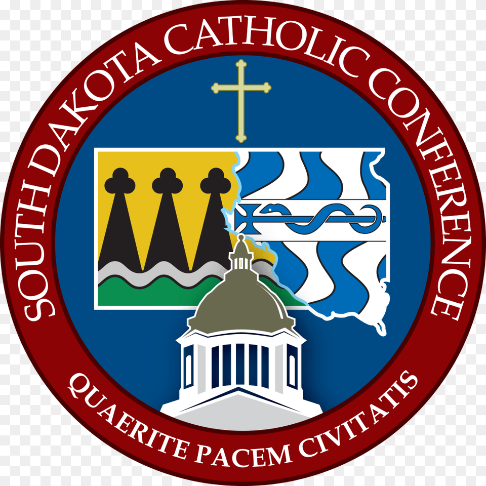 South Dakota Catholic Conference The Roman Catholic Emblem, Logo, Symbol, Cross Png Image
