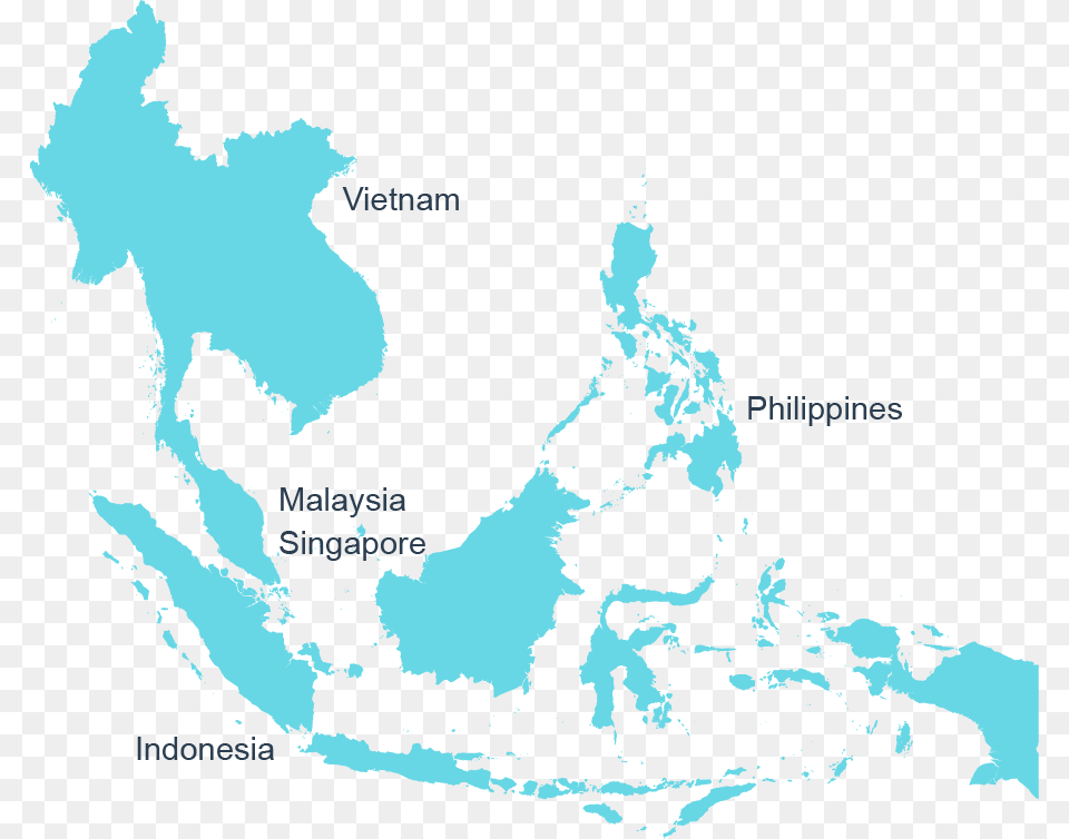 South East Asia Map, Chart, Plot, Sea, Outdoors Free Transparent Png