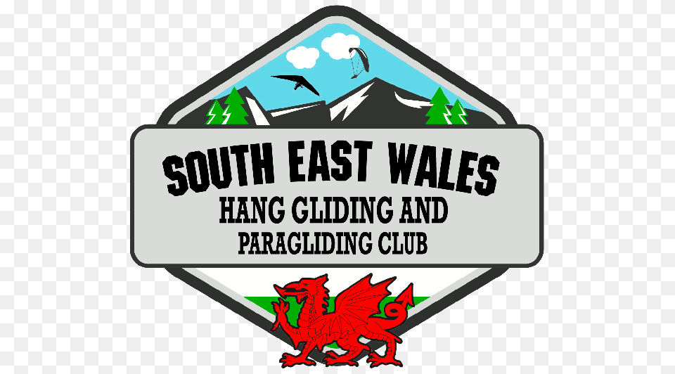 South East Wales Hang Gliding Paragliding Club, Plant, Leaf, Sticker, Logo Png Image