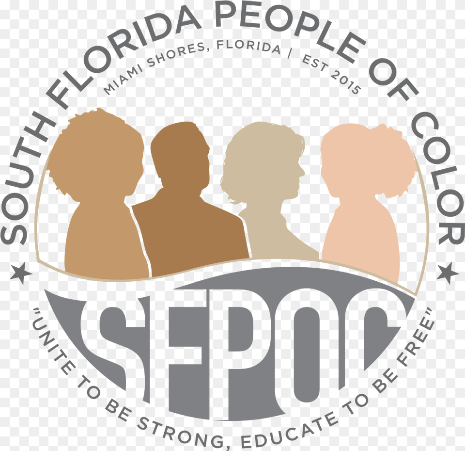 South Florida People Of Color Unity360 Institute For Anti Sharing, Logo, Crowd, Person, Advertisement Png Image
