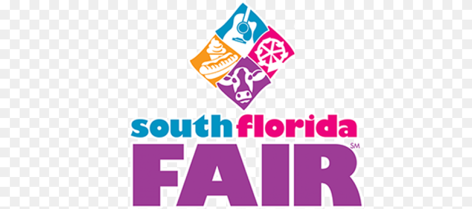 South South Florida Fair Logo, Purple, Sticker, Dynamite, Weapon Png