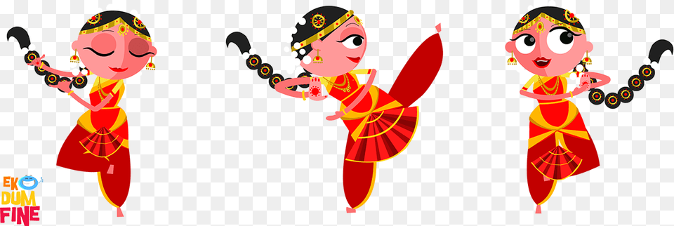 South Indian Bride Clipart, Dancing, Leisure Activities, Person, Baby Png