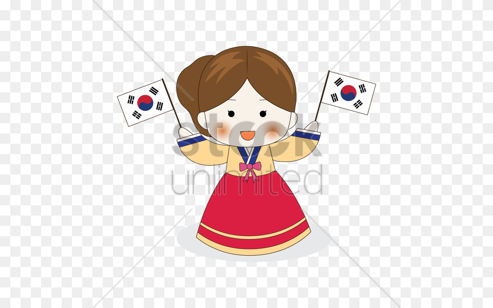 South Korea Clipart South Korea Flag, Baby, Person, Face, Head Png