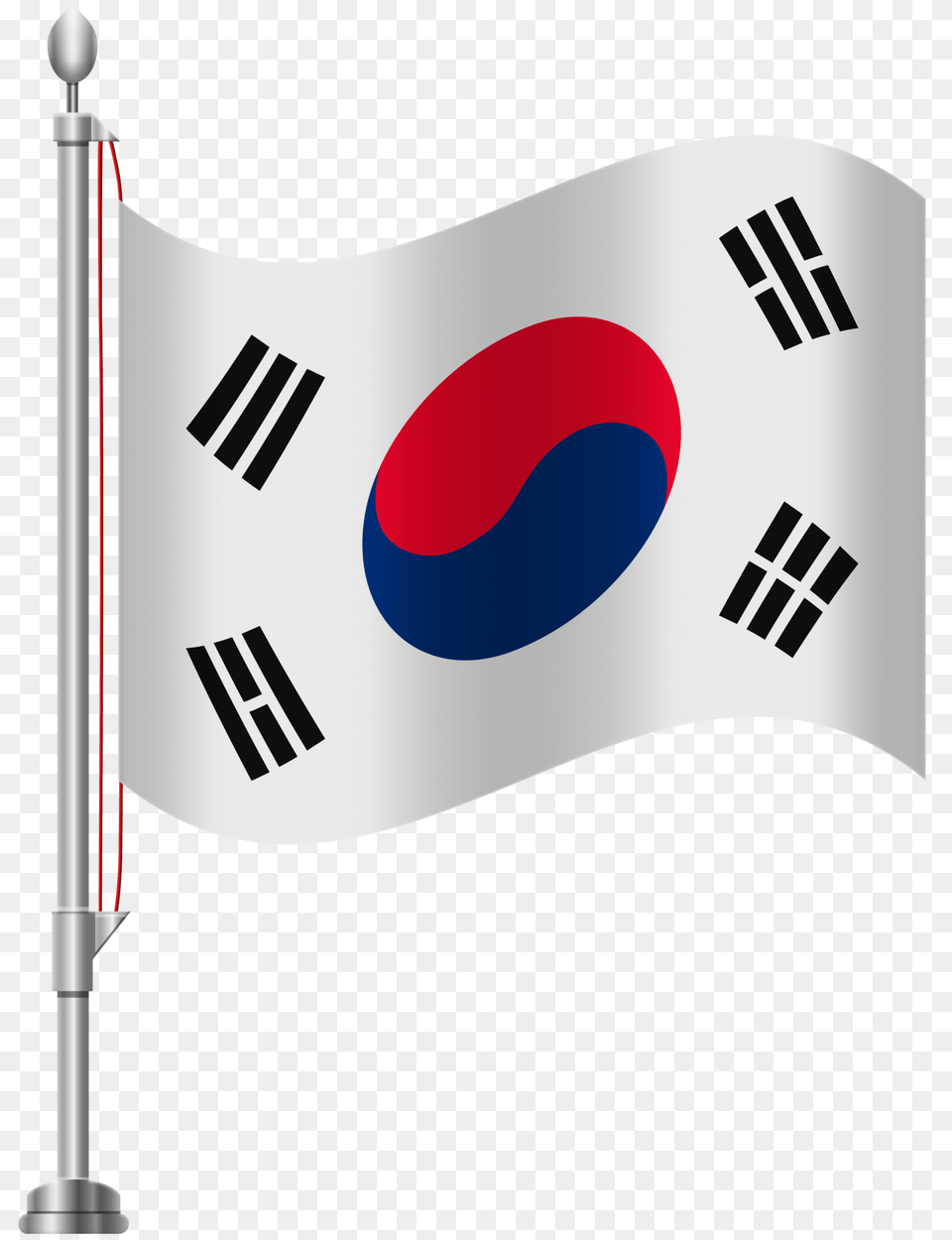 South Korea Flag Clip Art, Korea Flag Free Transparent Png
