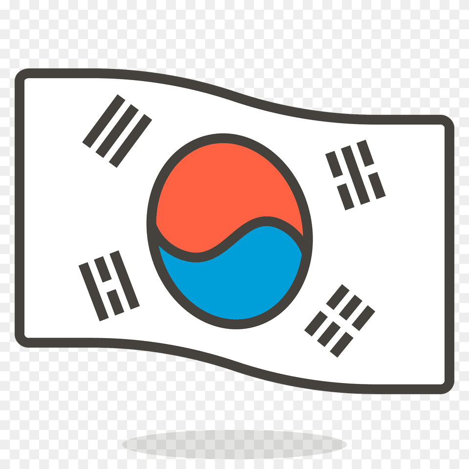 South Korea Flag Emoji Clipart, Logo, Korea Flag Free Png