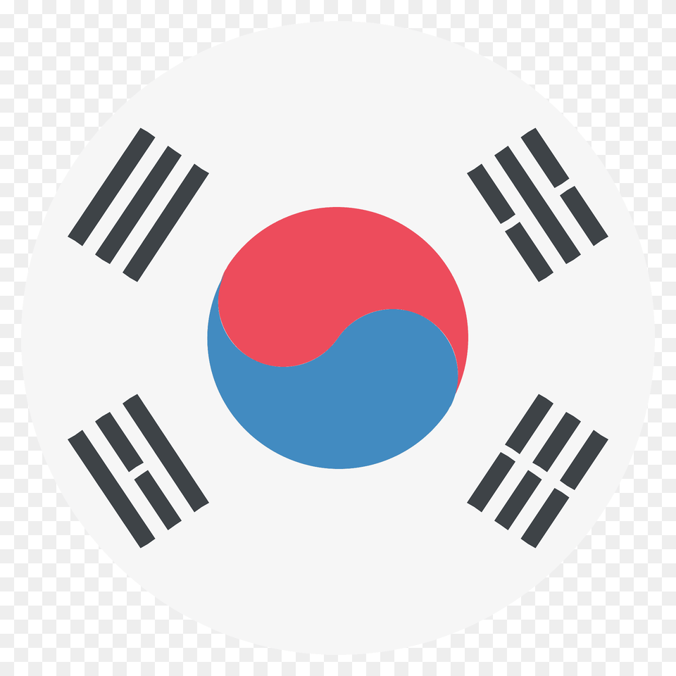 South Korea Flag Emoji Clipart, Logo, Disk Free Png Download