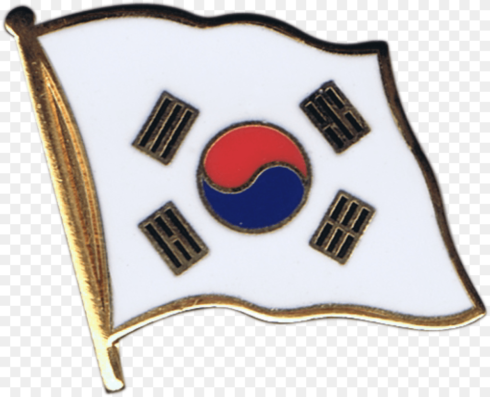 South Korea Flag Pin Badge Core Du Sud Drapeau, Logo, Symbol Png Image