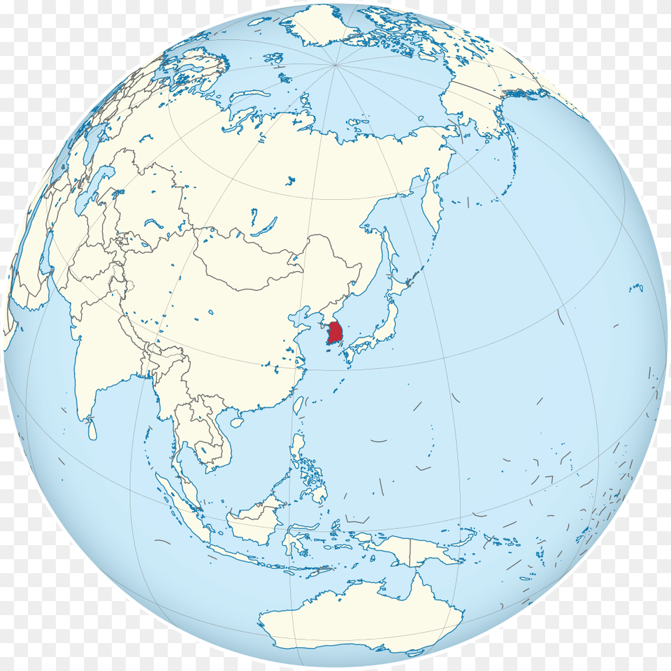 South Korea Globe Map, Astronomy, Outer Space, Planet, Plate Free Transparent Png