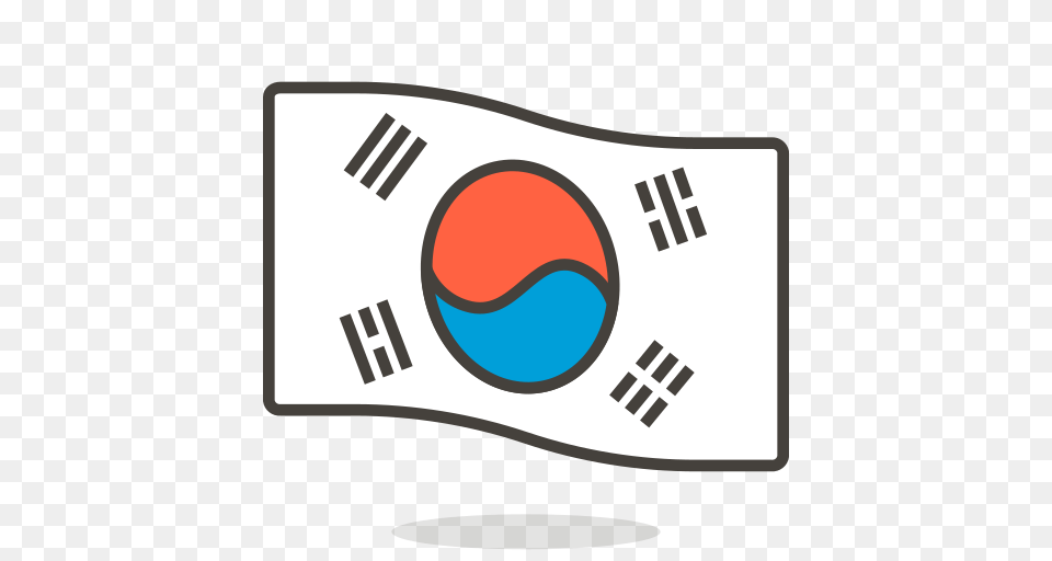 South Korea Icon Of Vector Emoji, Logo, Flag, Korea Flag Png Image