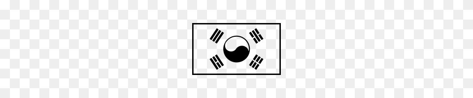South Korea Icons Noun Project, Gray Free Transparent Png