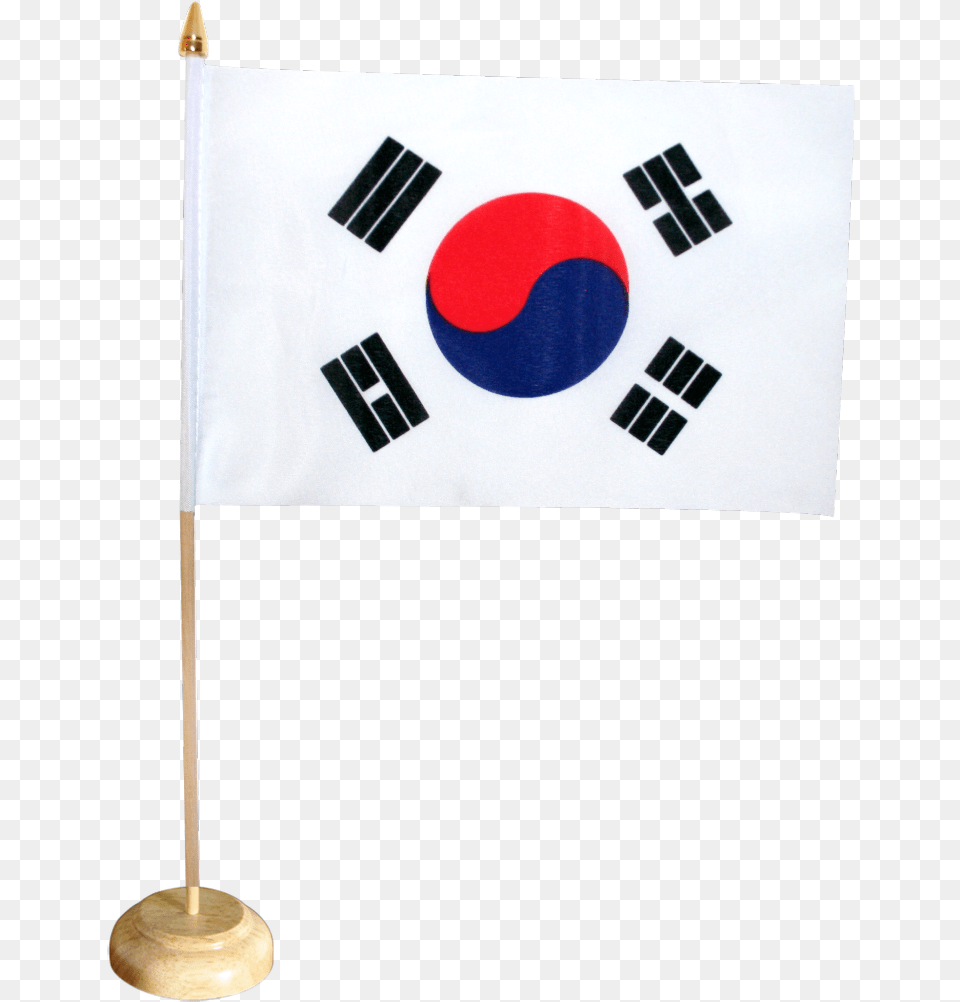 South Korea Table Flag South Korea Flag Button, Korea Flag Free Transparent Png