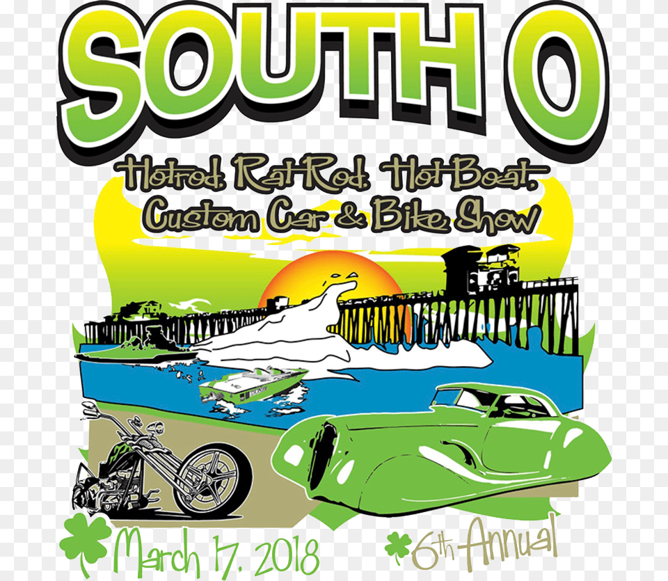 South O Car Show Poster, Advertisement, Transportation, Vehicle, Machine Free Transparent Png