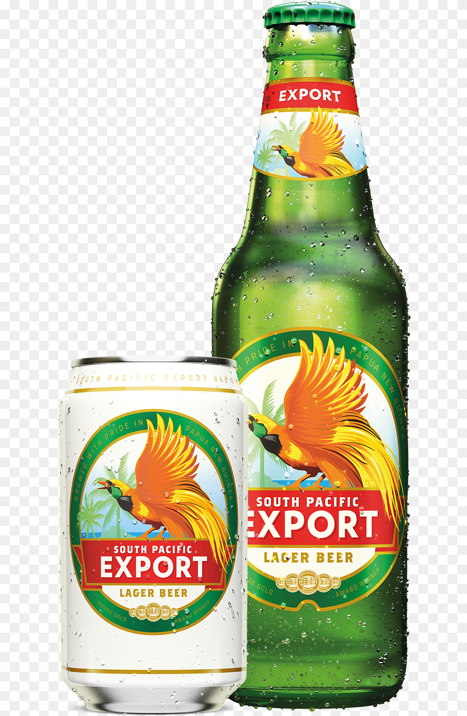 South Pacific Beer, Alcohol, Beverage, Lager, Bottle Free Transparent Png