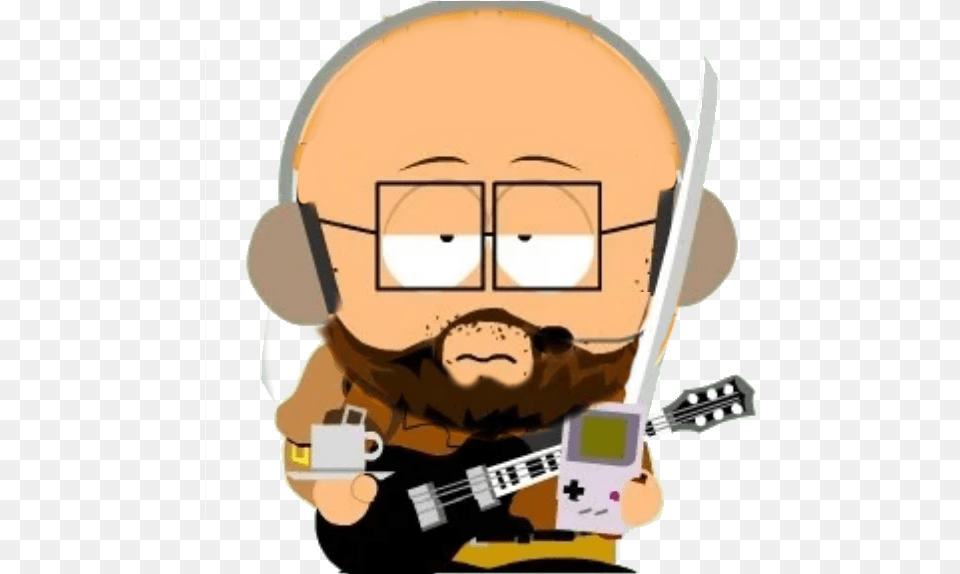 South Park, Head, Person, Face, Guitar Free Transparent Png