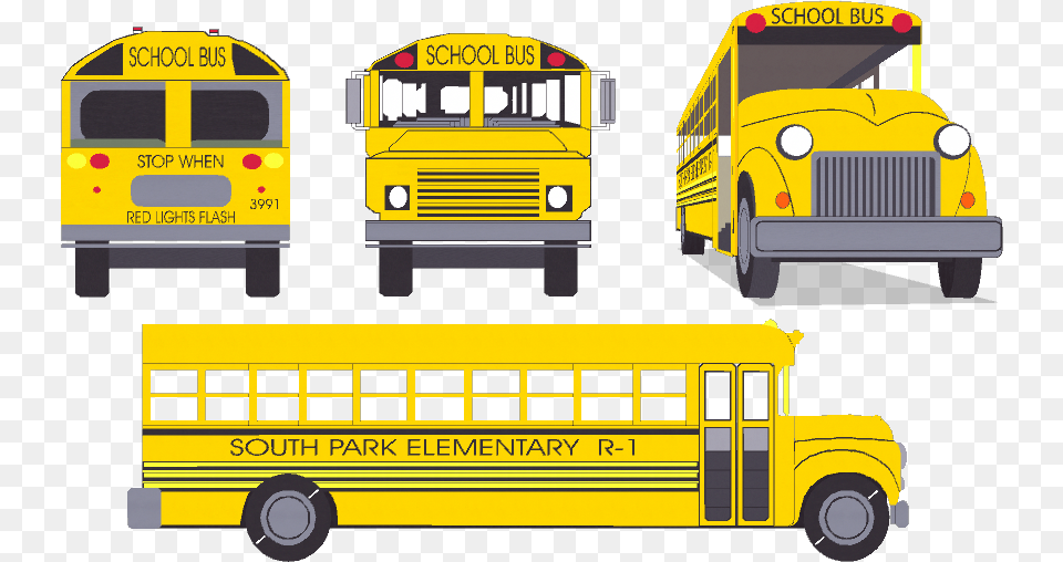 South Park Archives Autobus De South Park, Bus, School Bus, Transportation, Vehicle Free Png