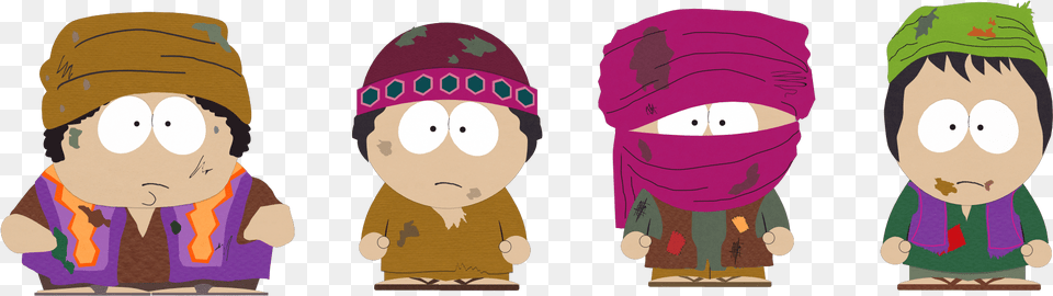 South Park Archives South Park Afghan Boys, Baby, Person, Clothing, Hat Free Png Download