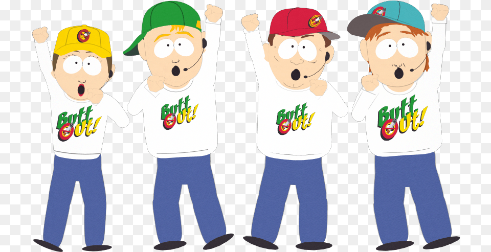 South Park Butt Out, T-shirt, Pants, Hat, Clothing Free Png