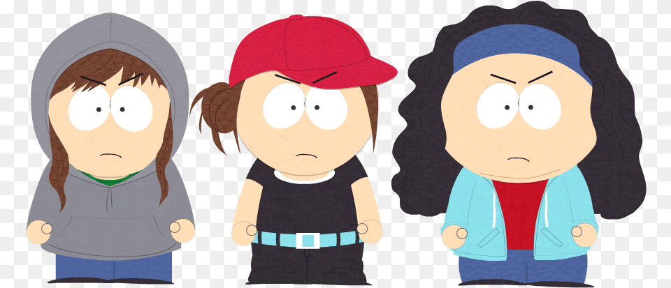 South Park Game Wiki South Park Bully Girls, Baby, Person, Face, Head Free Png