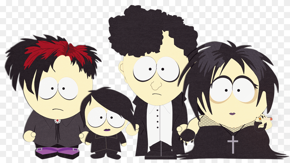 South Park Goth Kids, Book, Comics, Publication, Baby Png