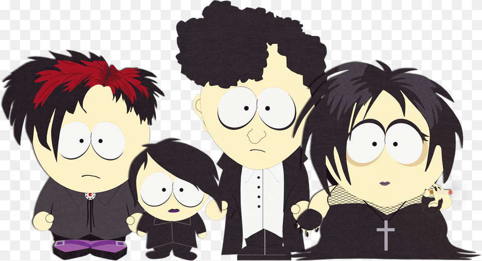 South Park Goth Kids, Book, Comics, Publication, Baby Png Image