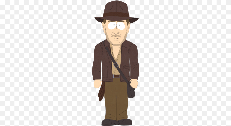 South Park Indiana Jones, Sun Hat, Clothing, Hat, Person Free Png