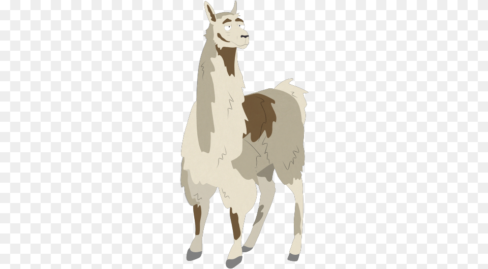 South Park Llama, Animal, Mammal, Adult, Female Png