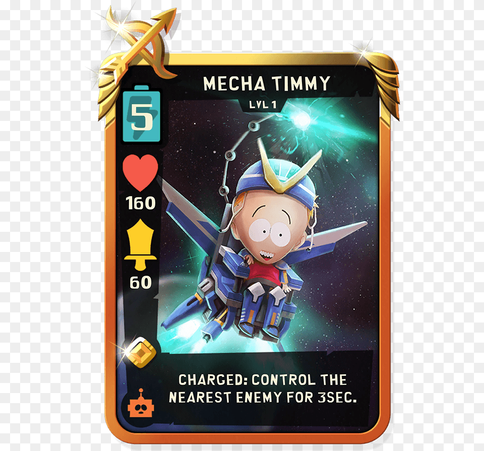 South Park Phone Destroyer Mecha Timmy, Advertisement, Baby, Person, Poster Free Png Download