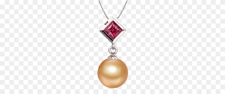 South Sea Pearl And Garnet Earrings In White Gold Momento Jewelry, Accessories, Pendant, Necklace, Locket Free Transparent Png