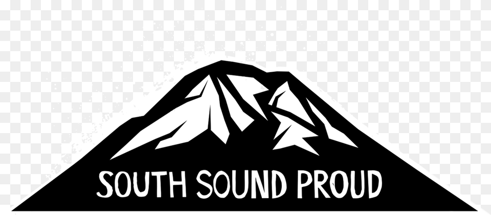 South Sound Proud Logo Live Like The Mountain Is Out, Stencil, Symbol Free Png