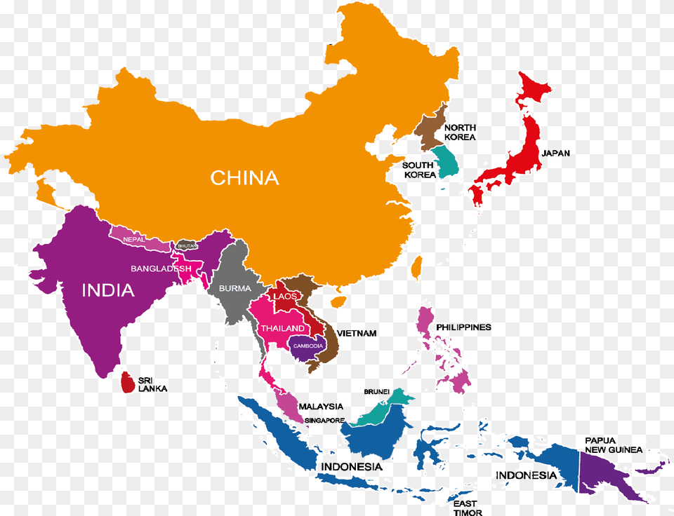 Southeast Asia Map Vector, Atlas, Chart, Diagram, Plot Free Transparent Png