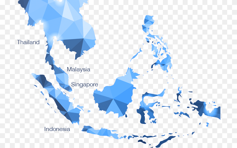 Southeast Asia Map Vector South East Asia Map, Chart, Plot, Ice, Outdoors Free Transparent Png