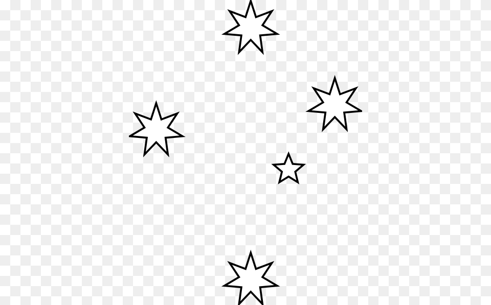 Southen Cross Clip Art, Star Symbol, Symbol Png Image